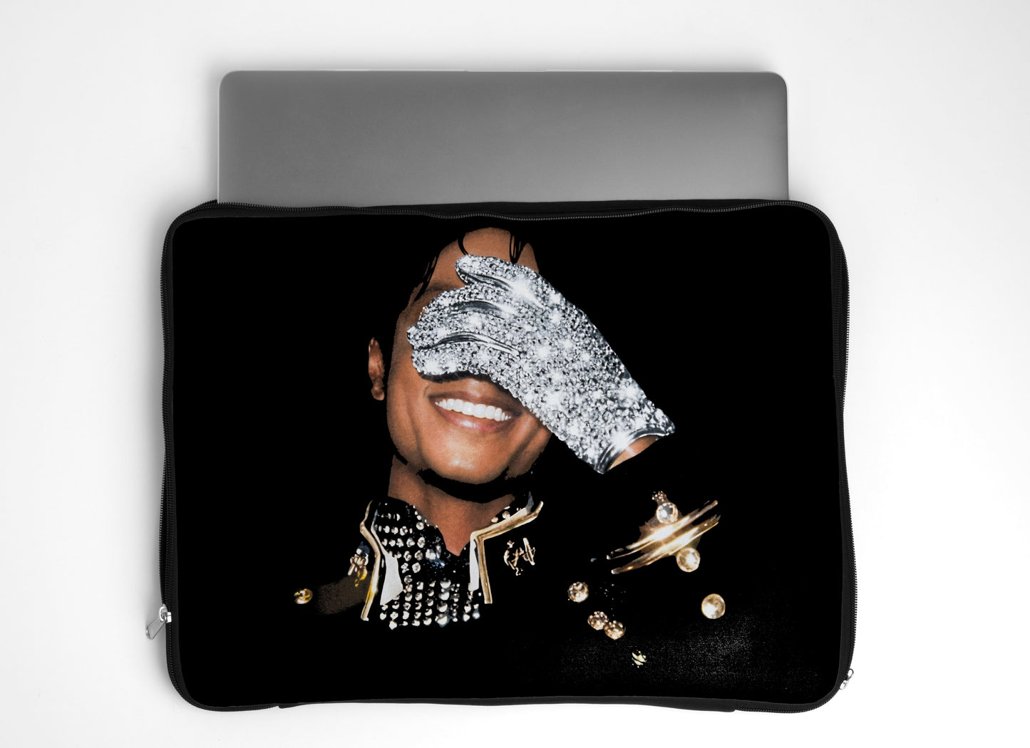 Michael Jackson Black Laptop Sleeve