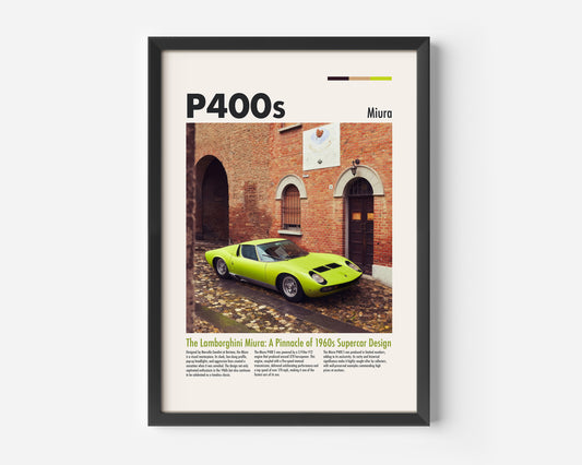 Lamborghini Miura P400 S Poster