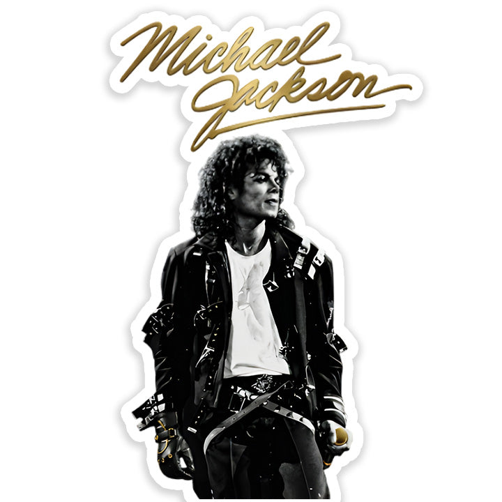 Michael Jackson Golden Signature Sticker