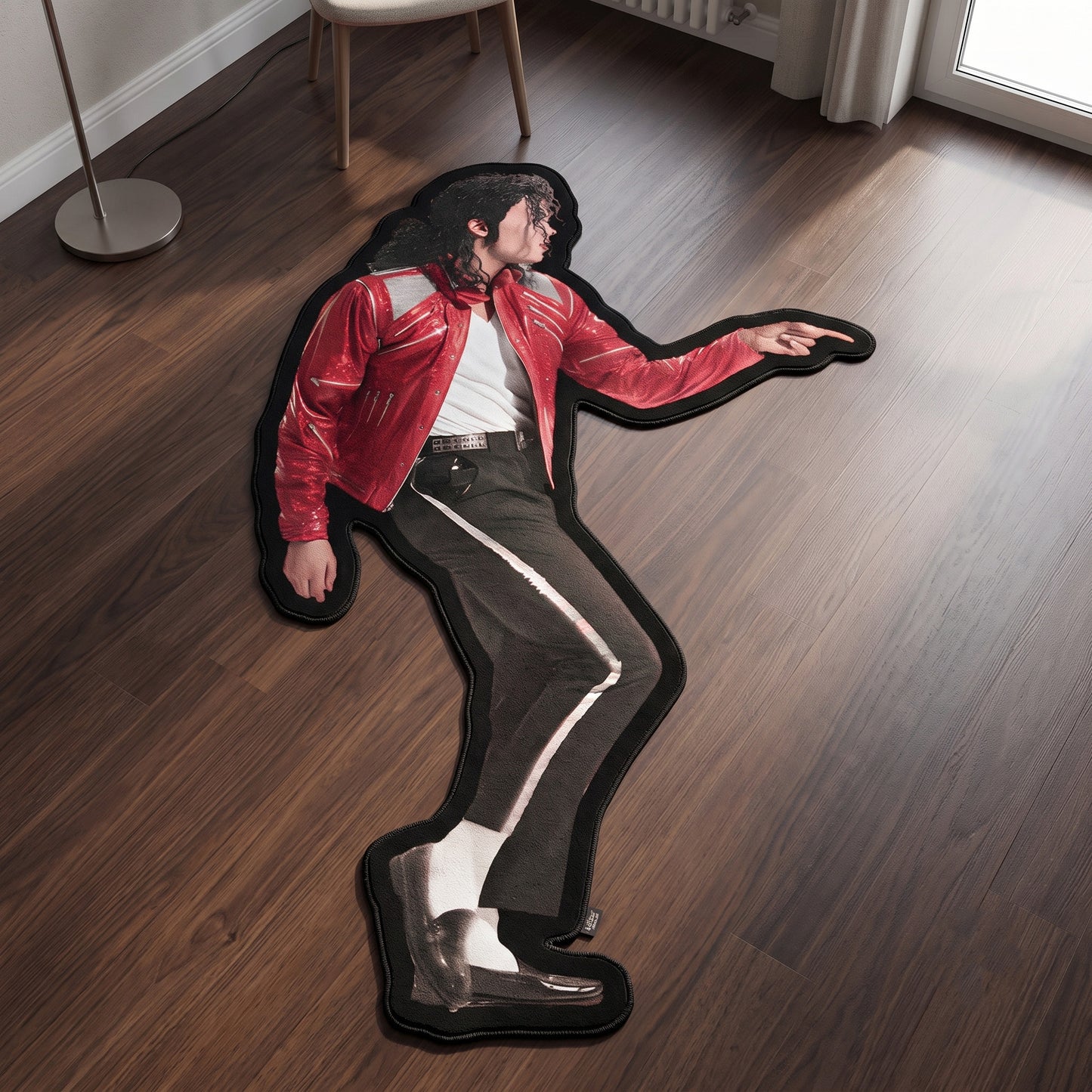 Michael Jackson Moonwalk Rug