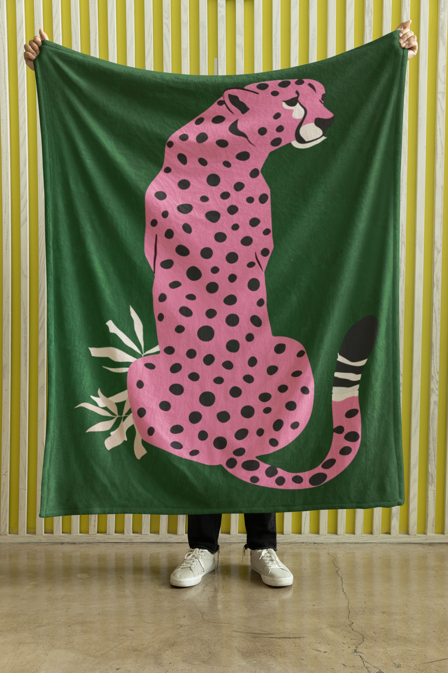 Pink Leopard Blanket