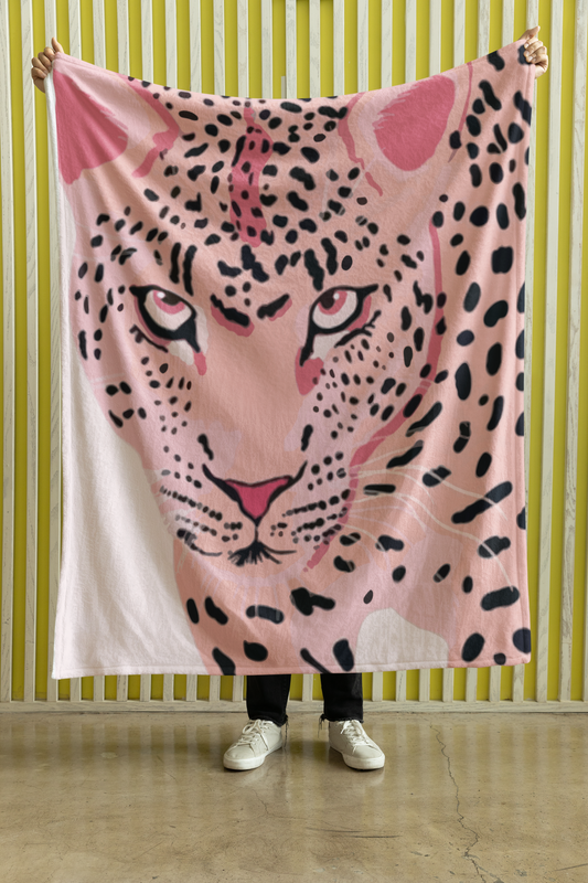 Pink Tiger Blanket