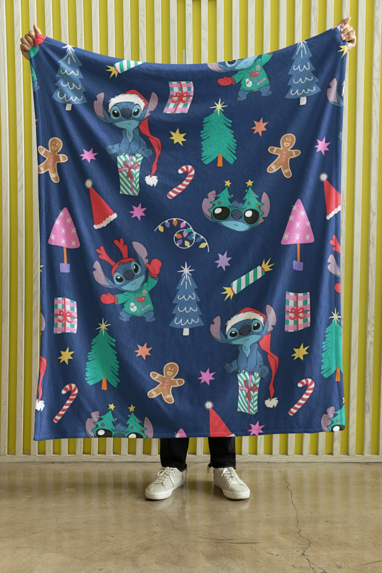 Stitch Christmas blanket