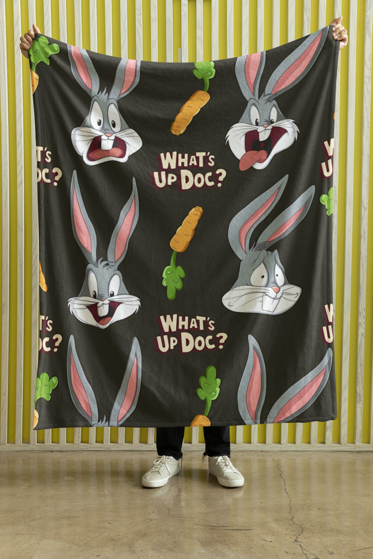 What up doc bugs bunny Blanket