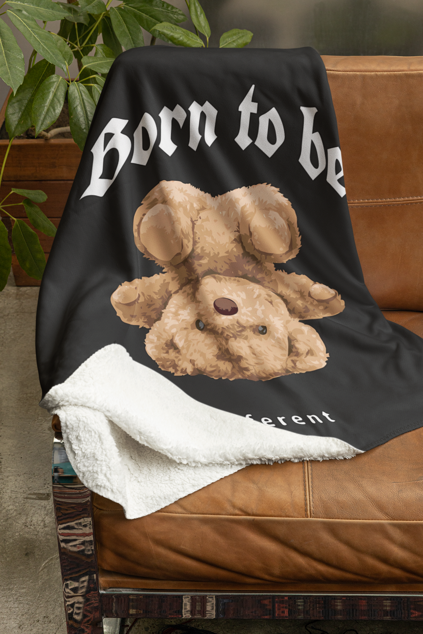 Born to be Different Bear Blanket