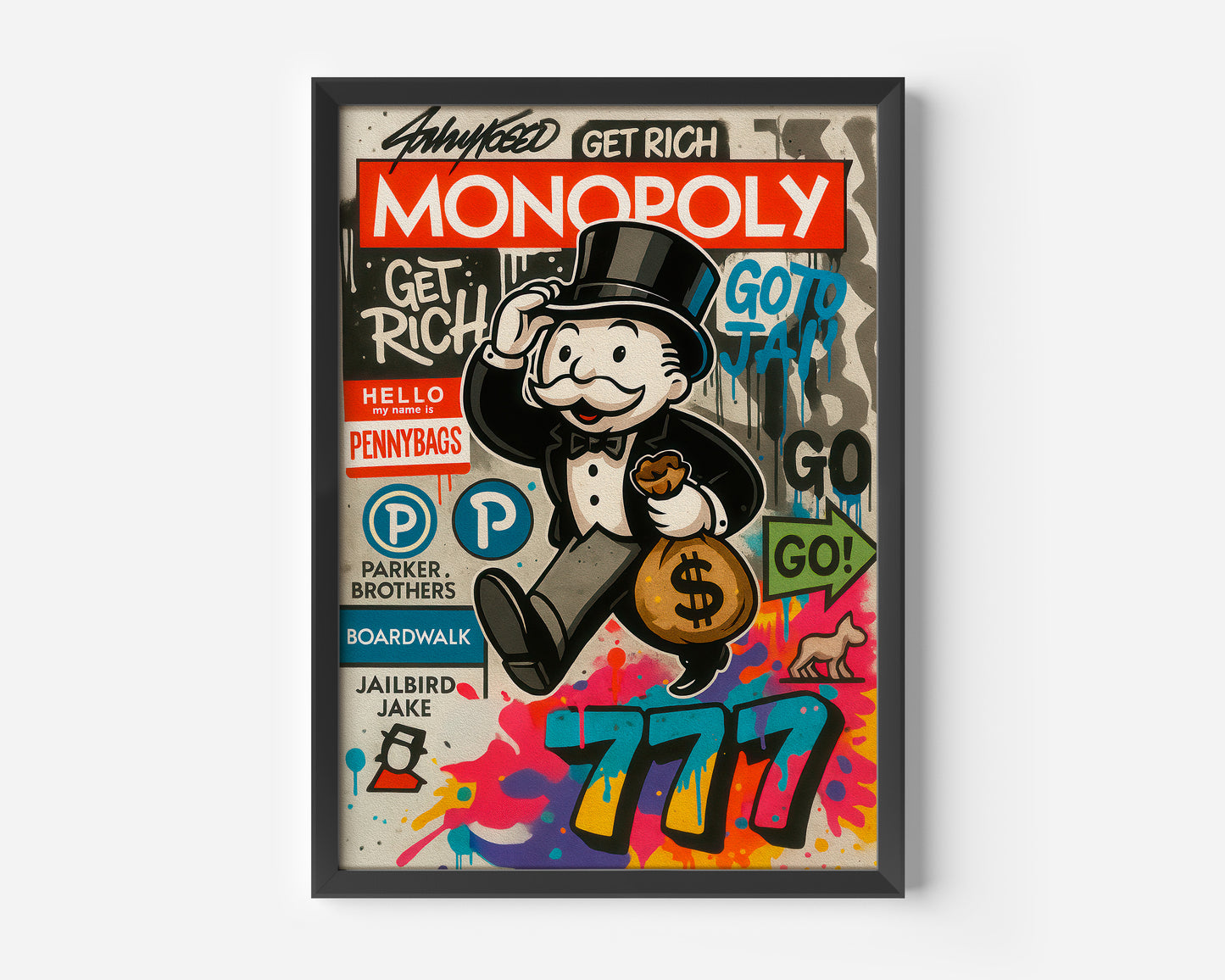 Monopoly Pop Chaos Poster