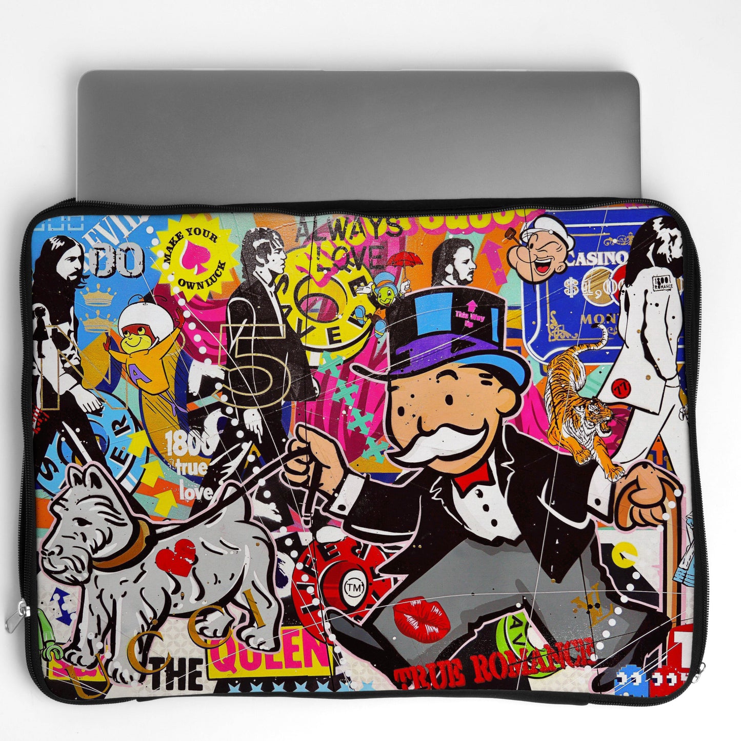 Street Art Monopoly Laptop Sleeve