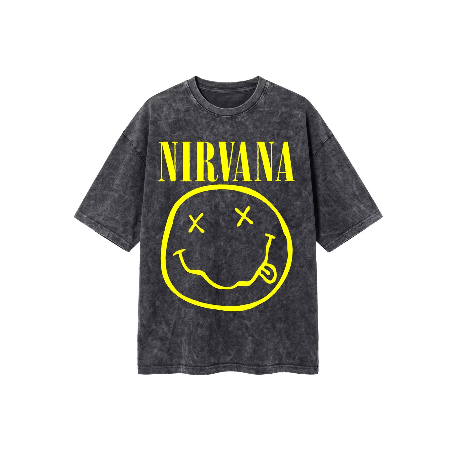 Nirvana Washed Oversized Tee's