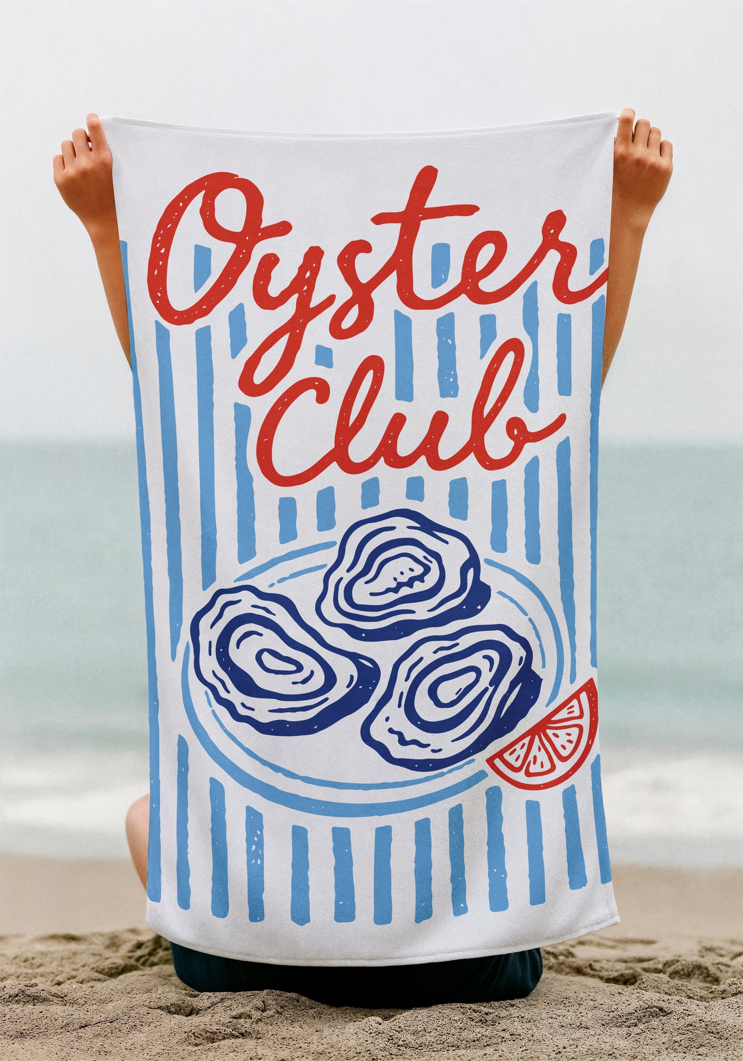 Oyster Club towel