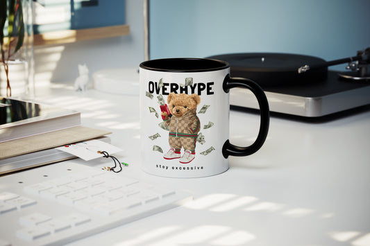 dank n drip overhype bear mug
