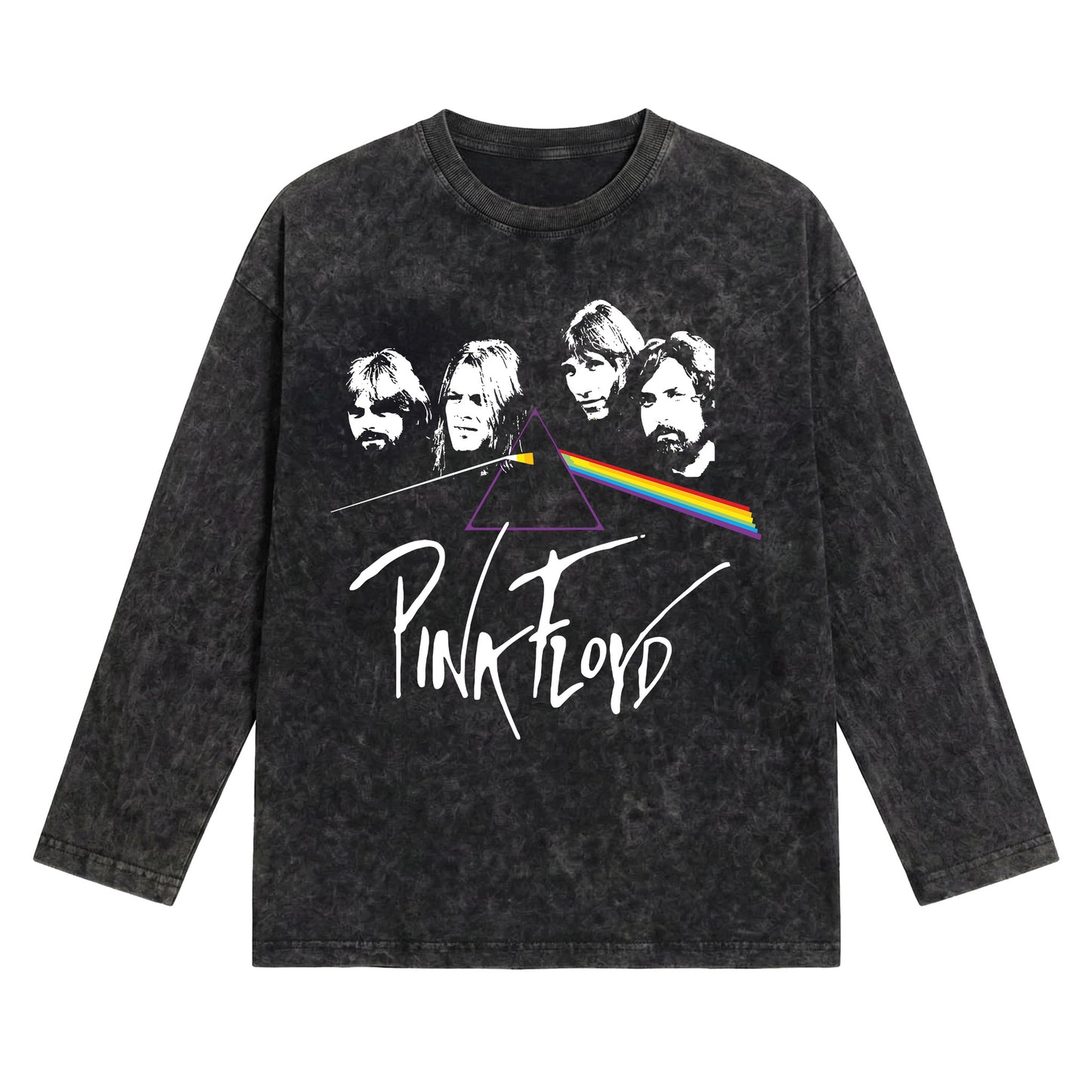 Pink Floyd Washed Oversized Long Sleeves