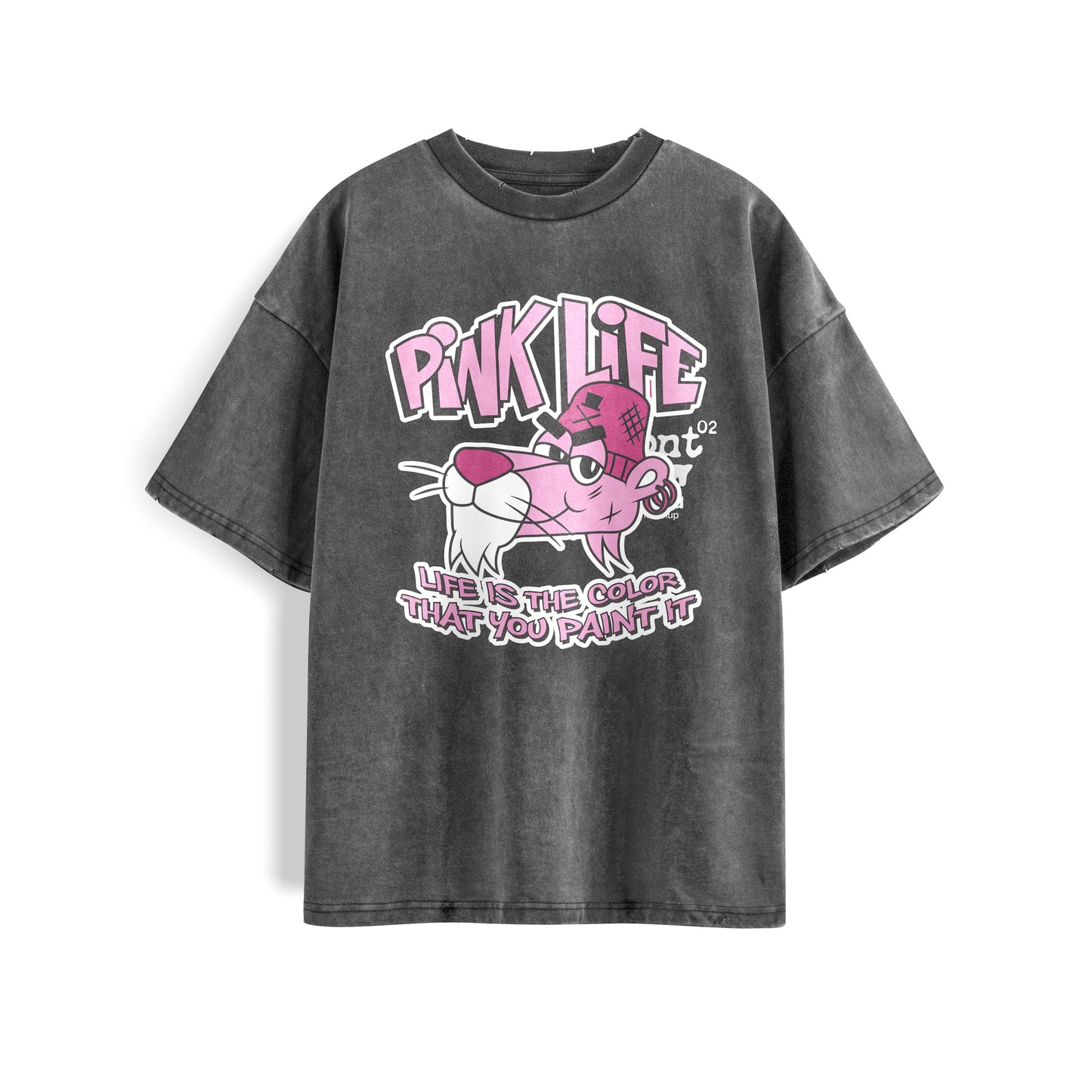 Pink Panther Washed Oversized Tee's