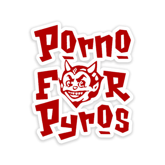 Porno for pyros Band Sticker
