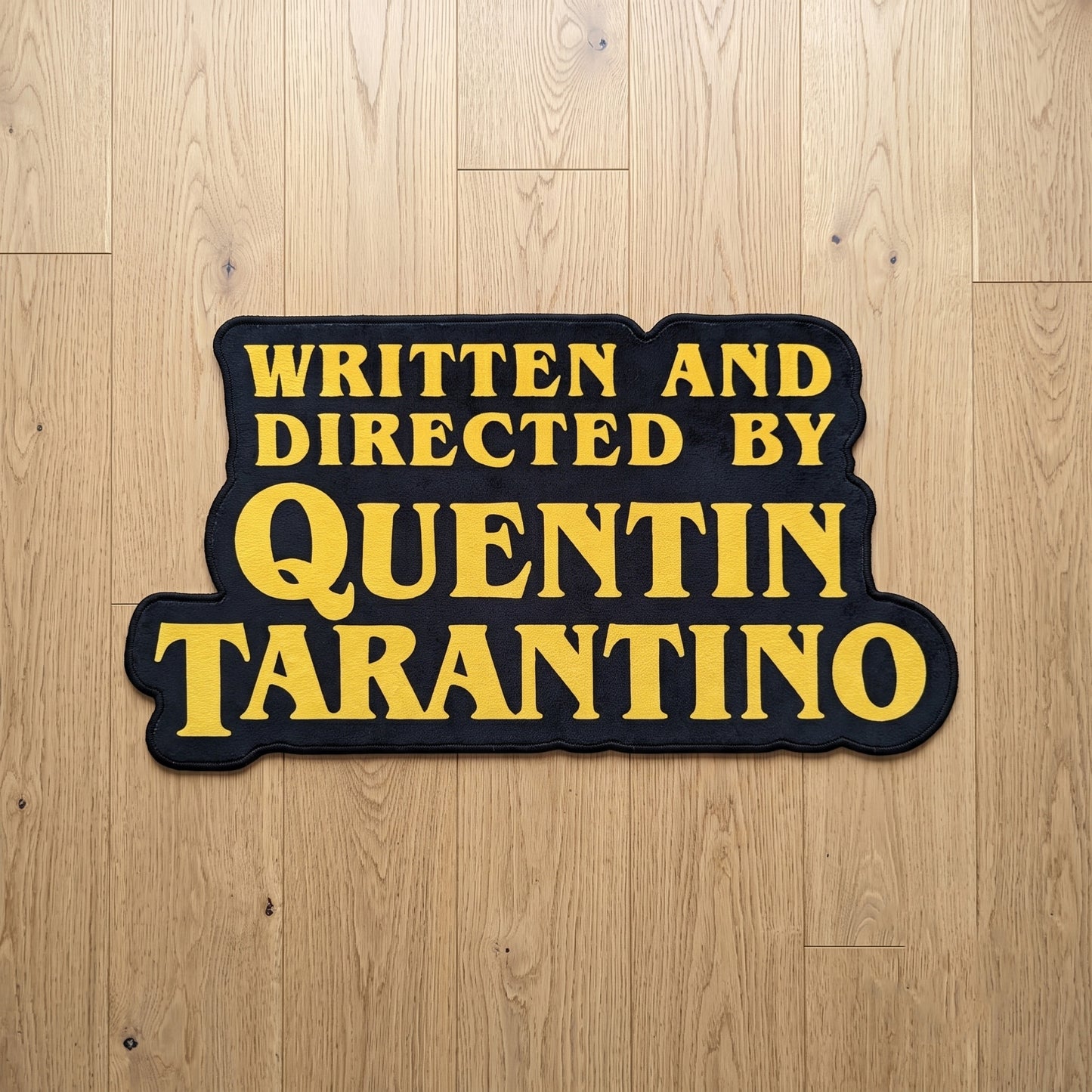 written and directed by Quentin Tarantino Rug
