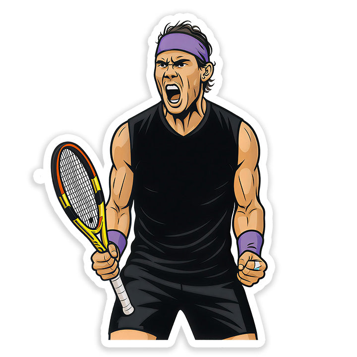 Rafael Nadal tennis Sticker