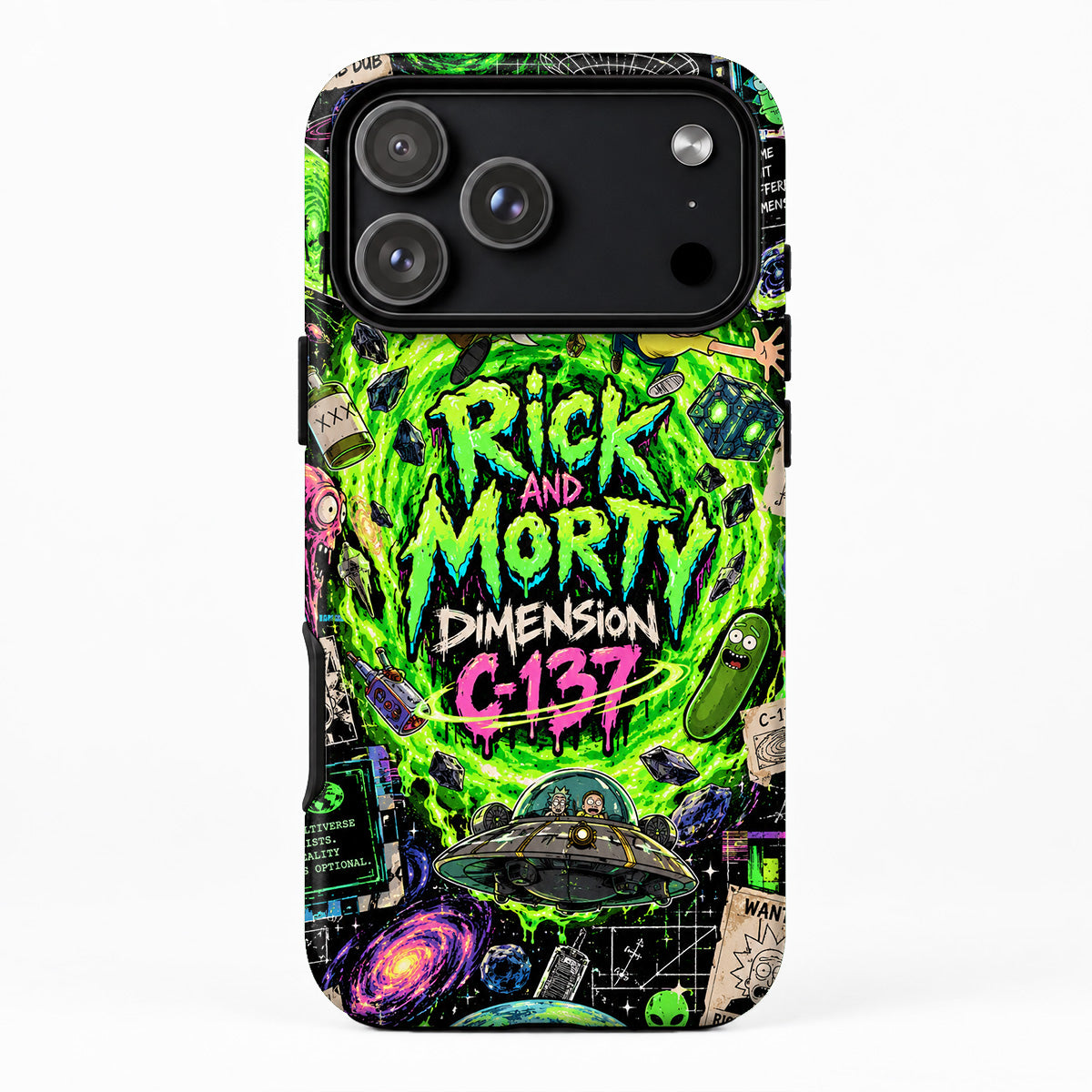Rick & Morty Hard Phone Case