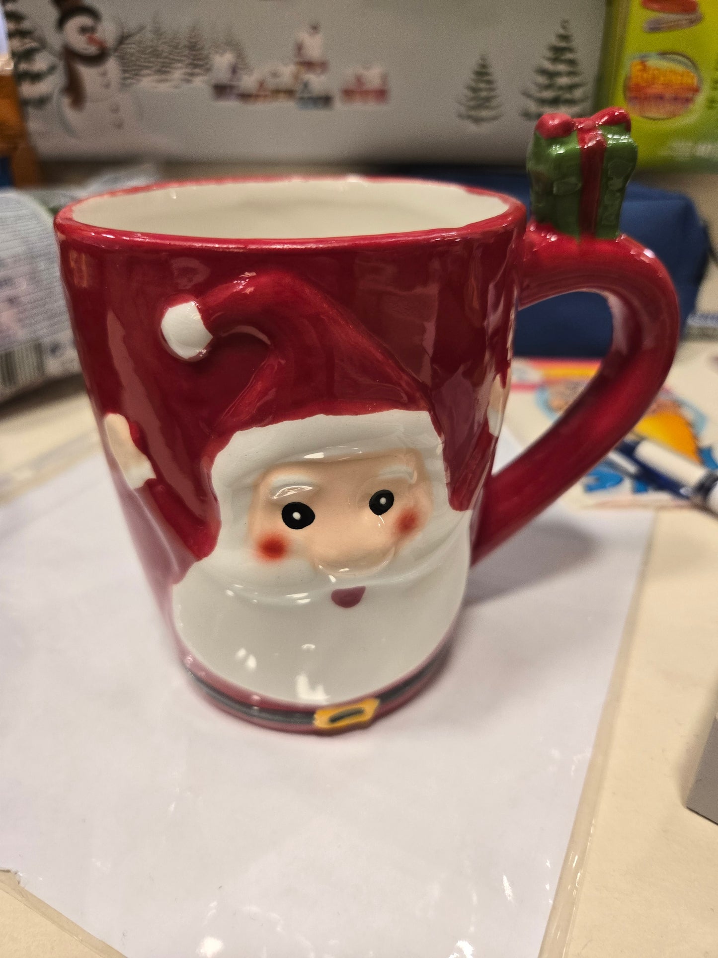 Santa Handle Gift Mug