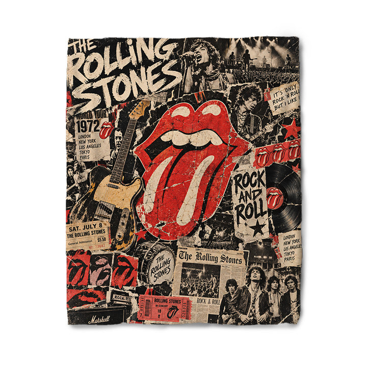 Rolling Stones blanket