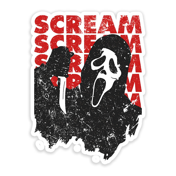Scream movie Sticker