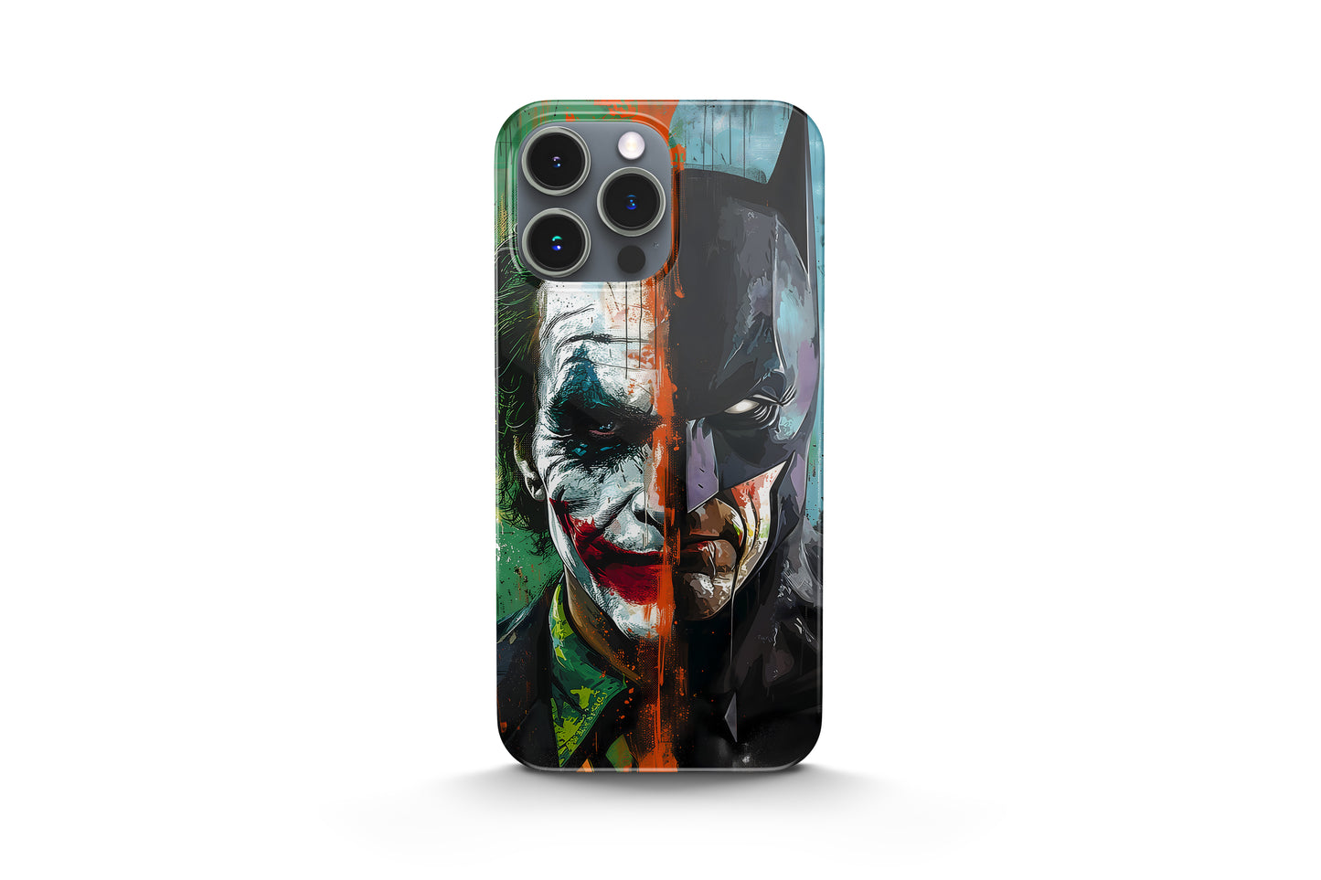 Batman Vs Joker Face Phone Case