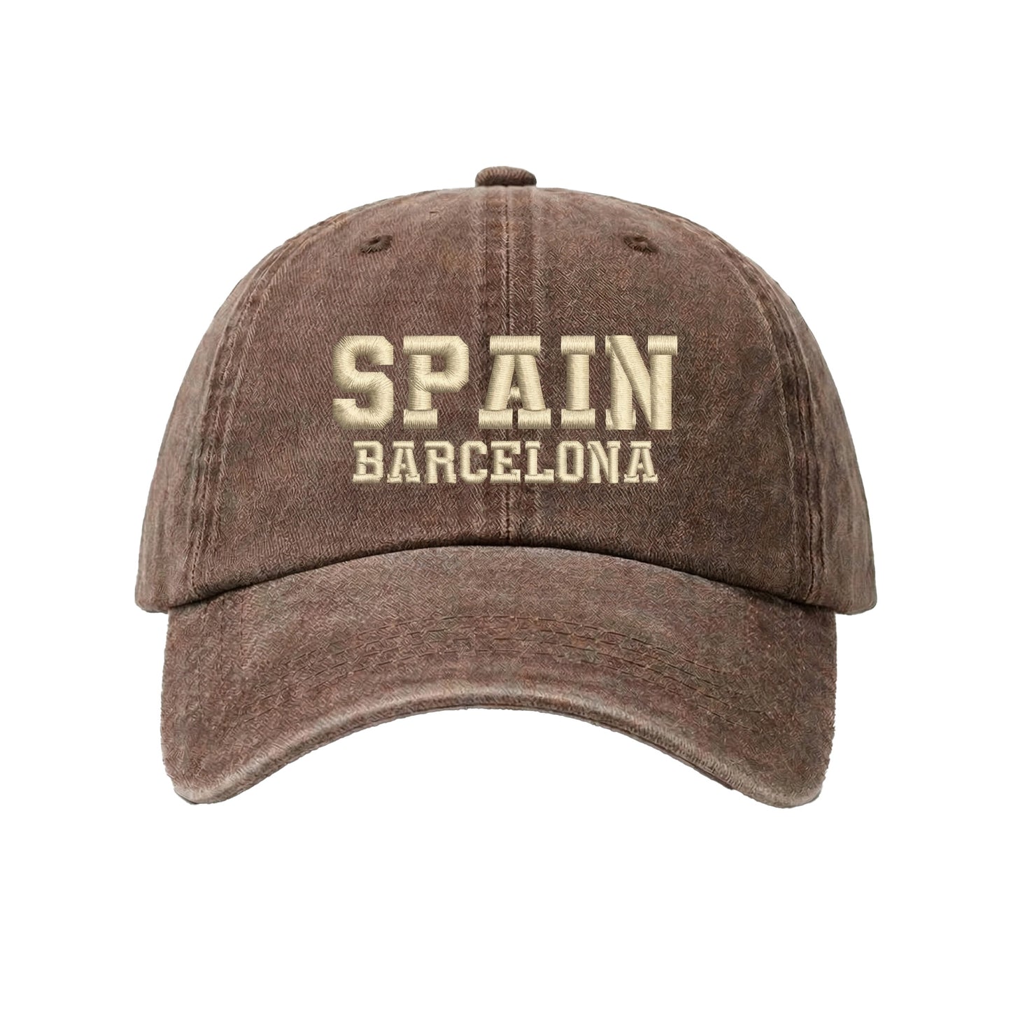 Spain Barcelona Washed Cap