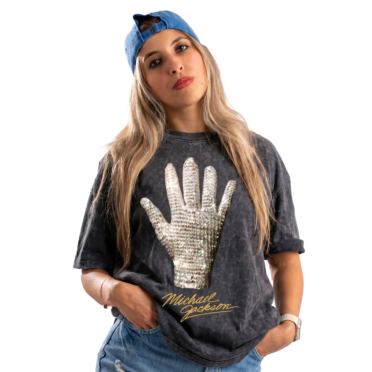 Michael Jackson gloves Oversized Tee's