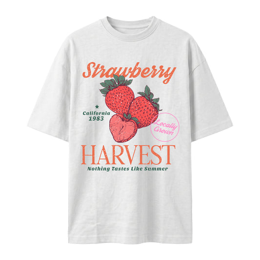 Strawberry Oversized Tee's