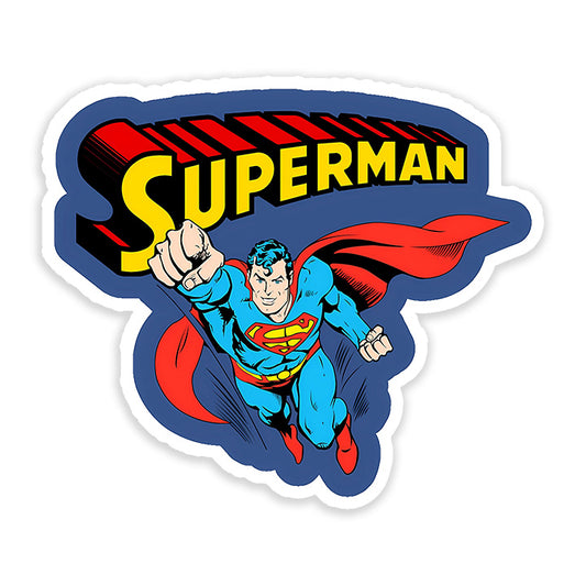 Superman Cartoon Sticker