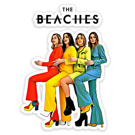 the beaches sticker