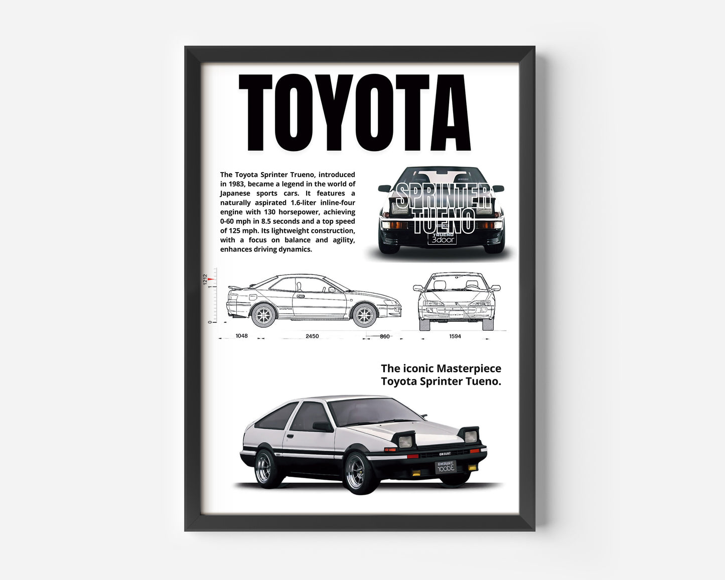 Toyota Sprinter Trueno Poster