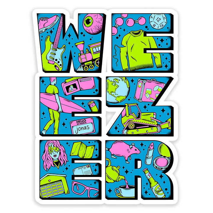 Weezer sticker