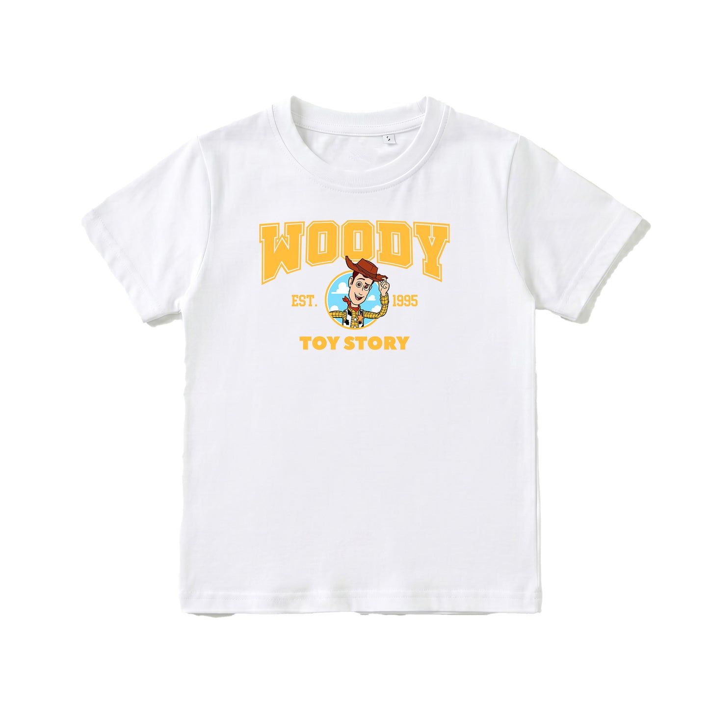 Woody Toy Story Black Kids Tee's