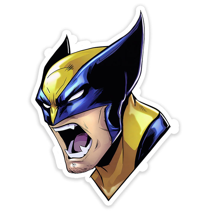 Wolverine portrait portrait marvel Sticker