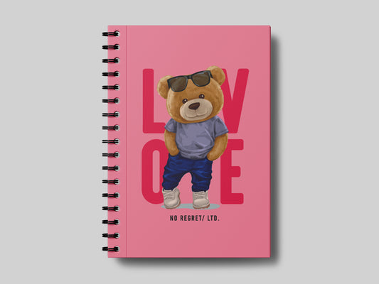 love bear notebook