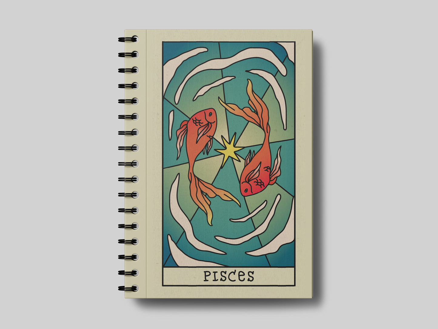 horoscope sign pisces notebook