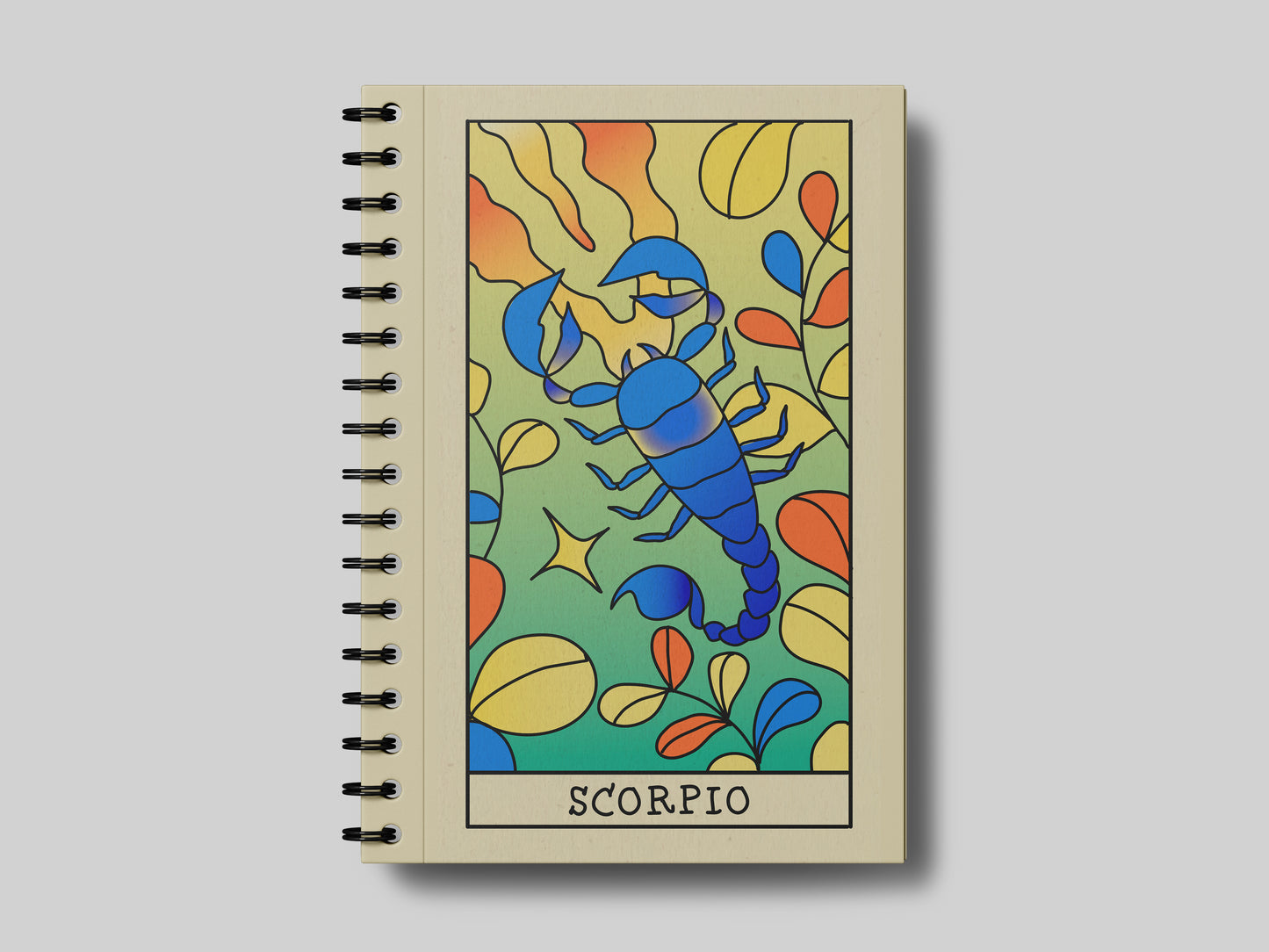 horoscope sign scorpio notebook