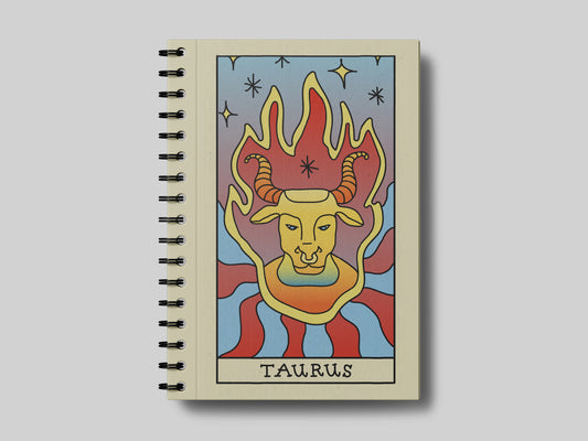 horoscope sign taurus notebook