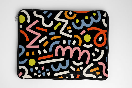 dank n drip 90s memphis laptop sleeve