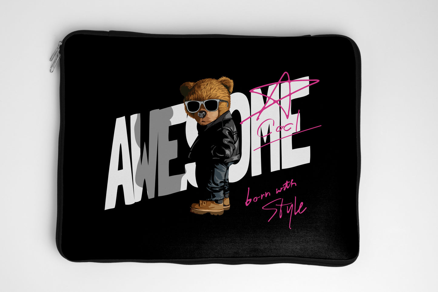 Awesome Bear Laptop sleeve Dank N Drip