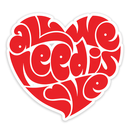 The Beatles All we Need is Love Sticker