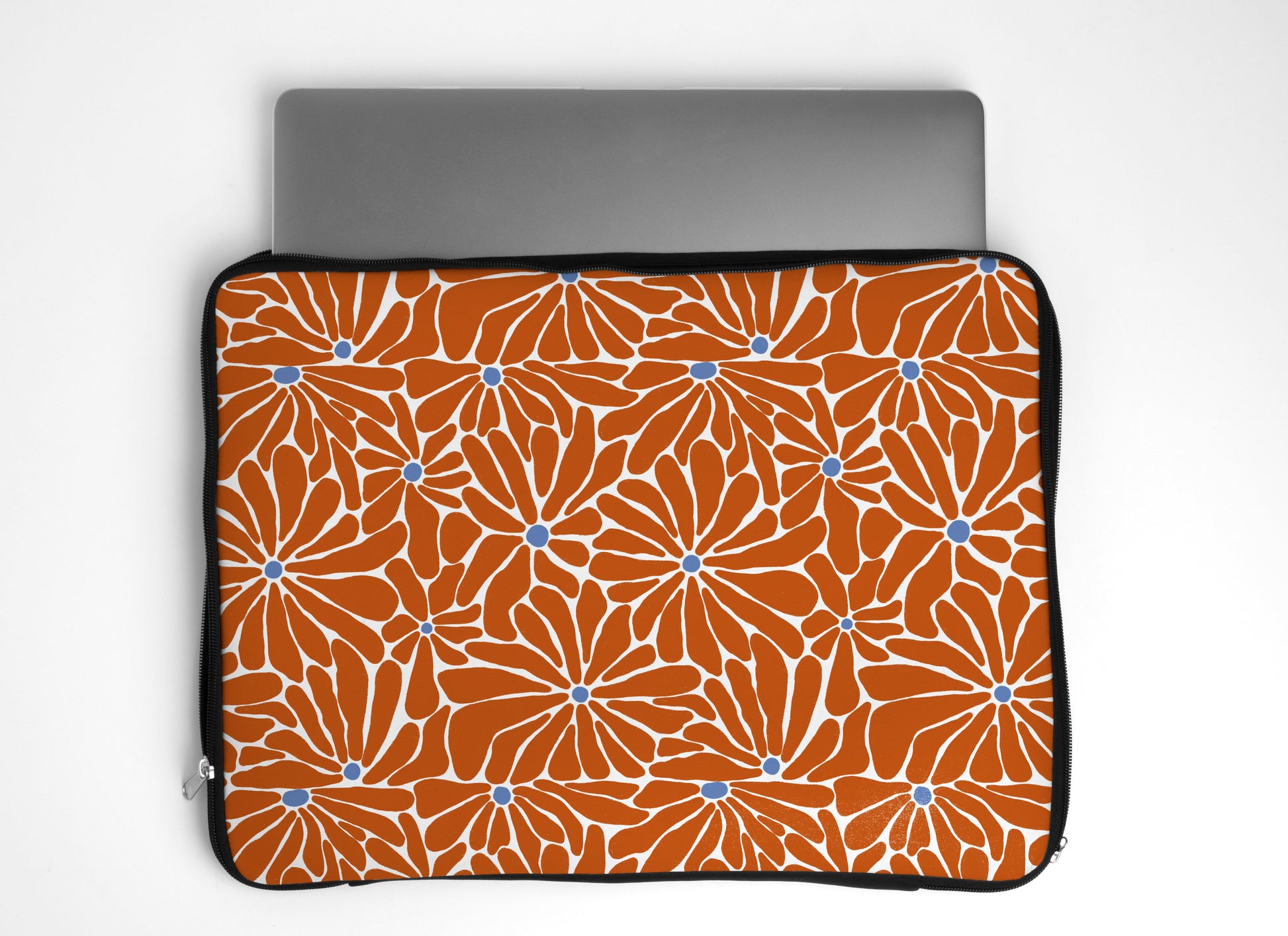 dank n drip D orange bloom laptop sleeve 