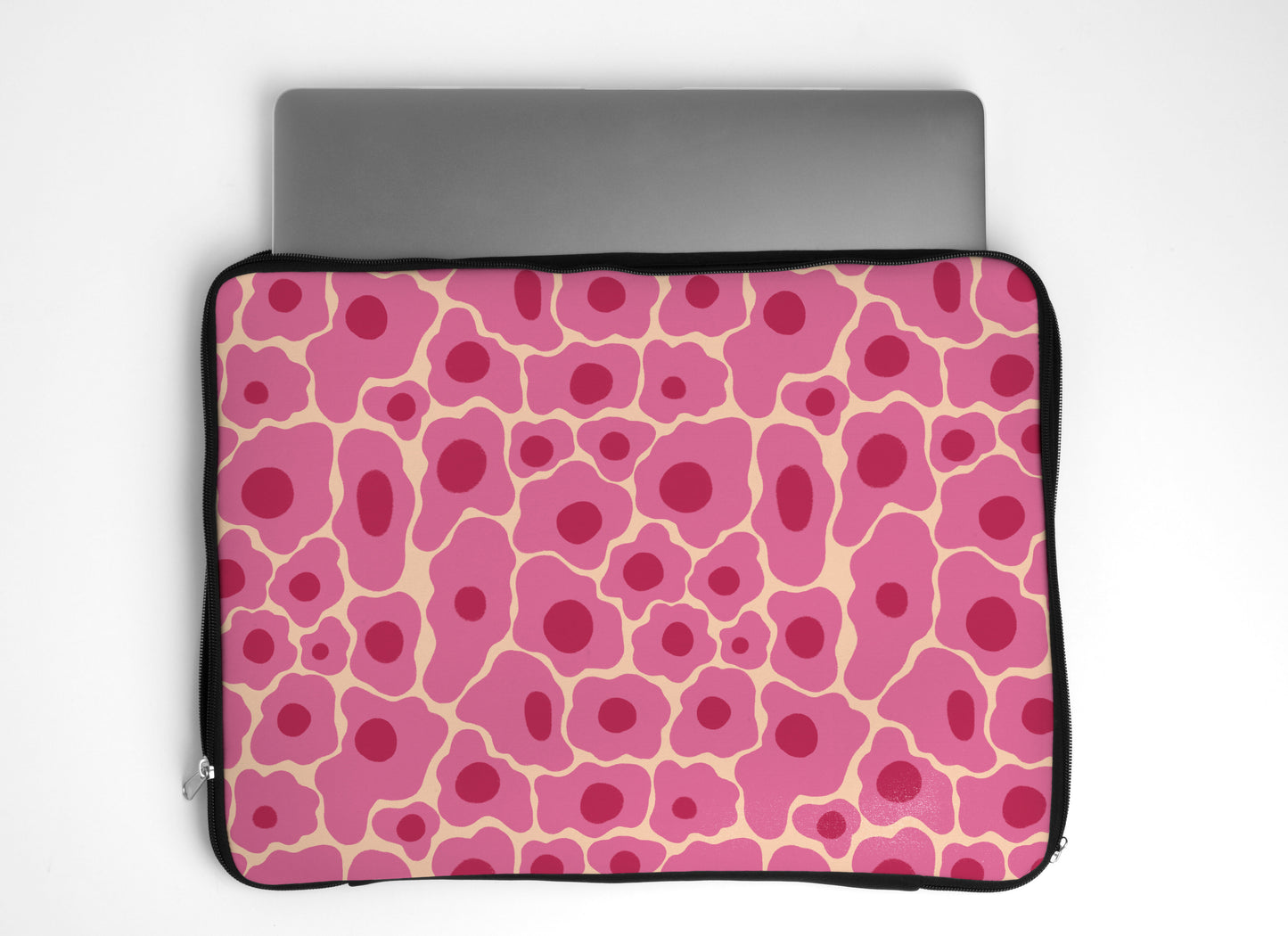dank n drip pink bloom laptop sleeve 
