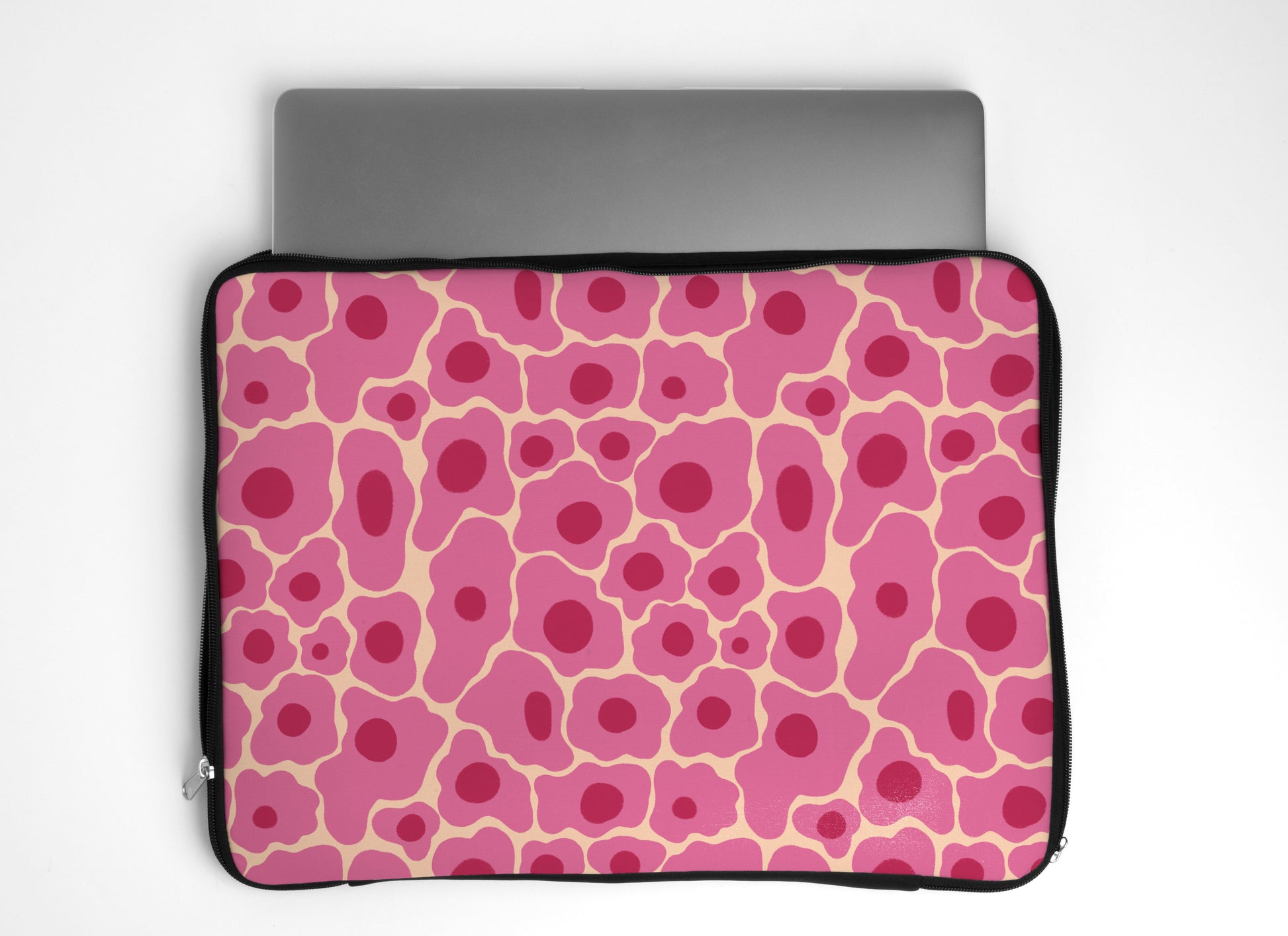 dank n drip pink bloom laptop sleeve 