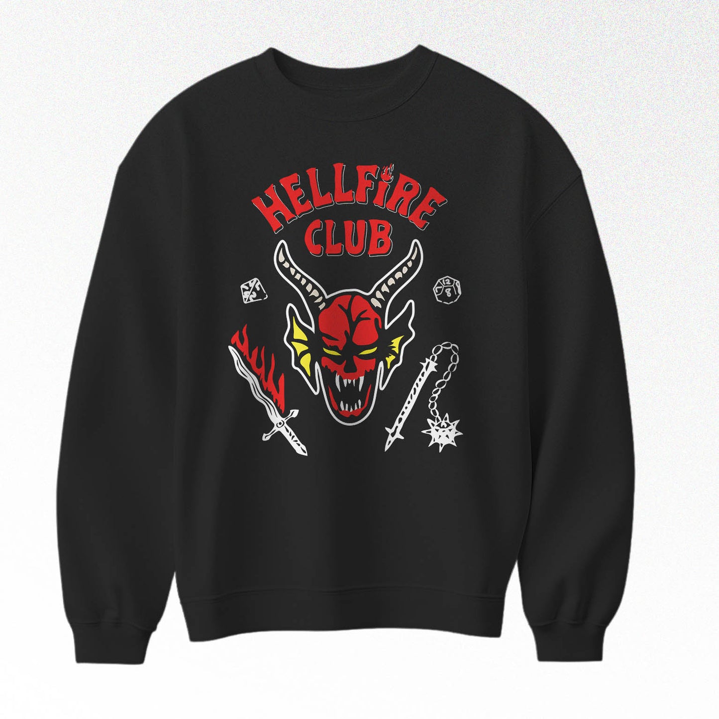 Hellfire Stranger things Oversized Sweatshirt