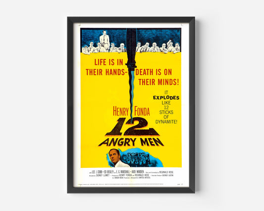 12 Angry Men Vintage Poster