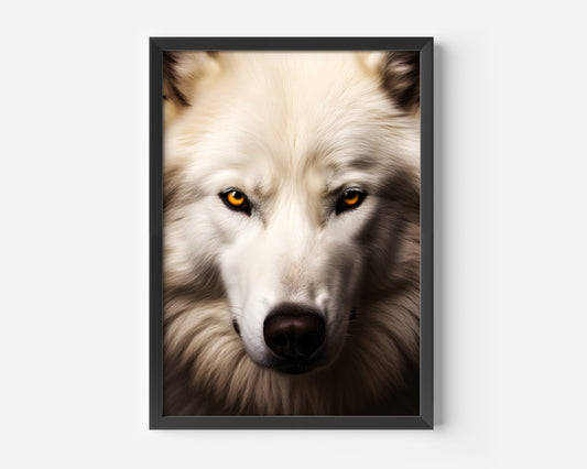 White Wolf Poster