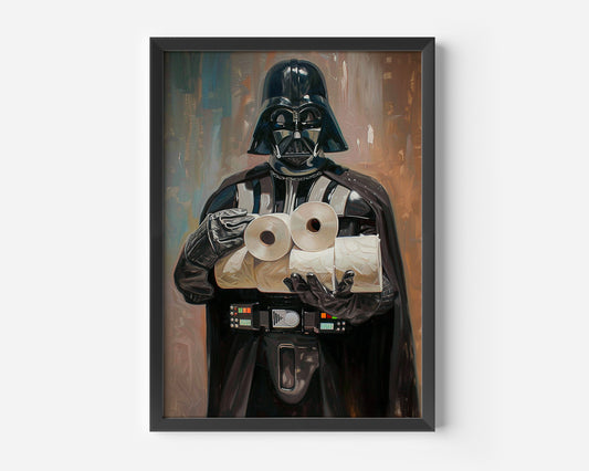 Vader Toilet Papper Poster
