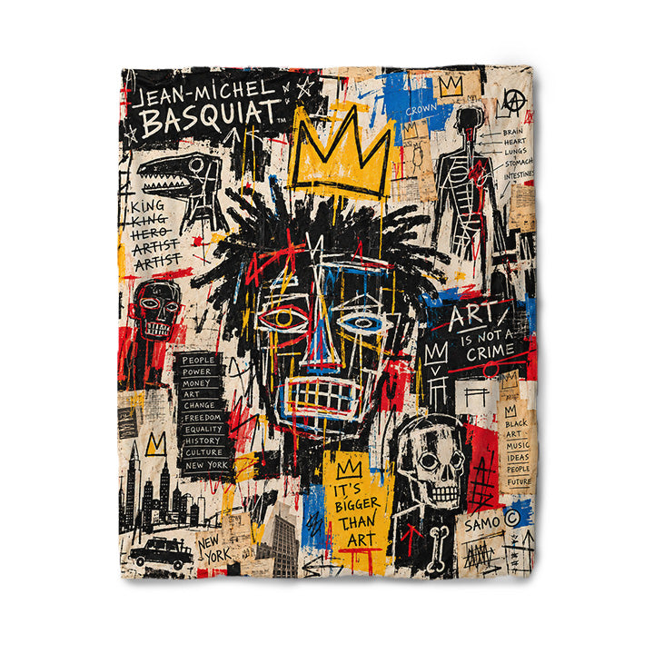 Basquiat Blanket