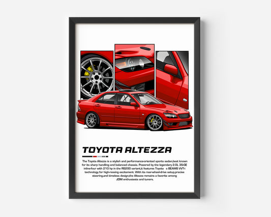 Toyota Altezza Poster