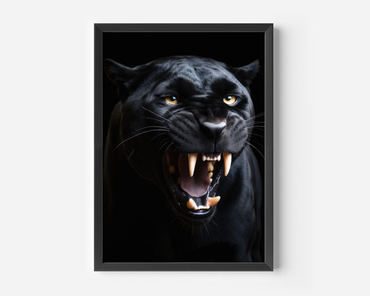 Black Panther Roar Poster